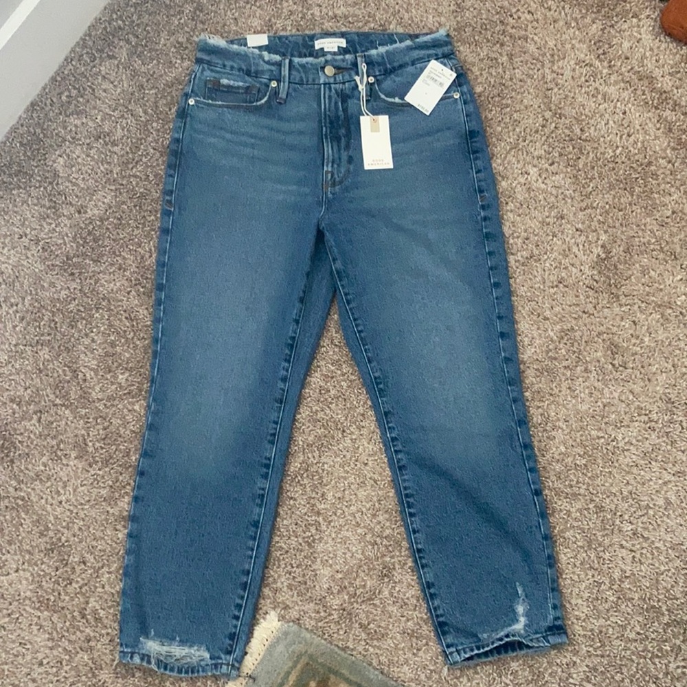 BRAND NEW!! Good American blue jeans, never been worn